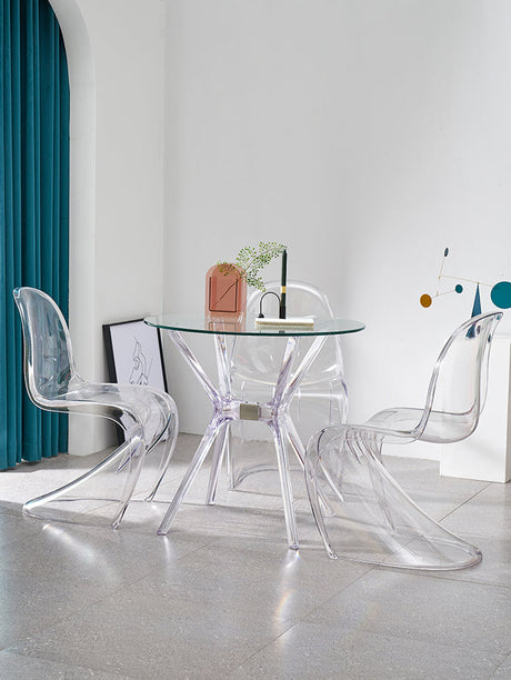 NIYE Alborz Sleek Modern Acrylic High Chair from NIYE