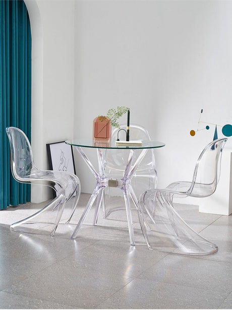 NIYE Alborz Sleek Modern Acrylic High Chair from NIYE