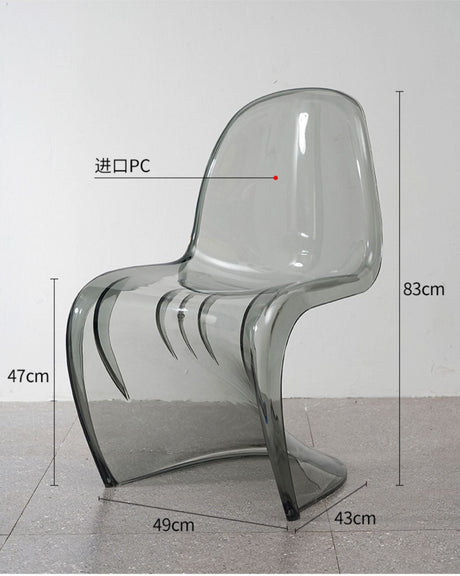 NIYE Alborz Sleek Modern Acrylic High Chair from NIYE