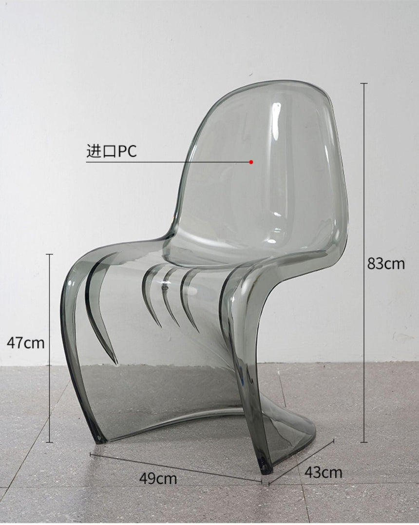 NIYE Alborz Sleek Modern Acrylic High Chair from NIYE