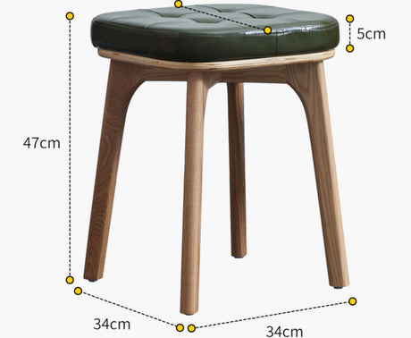 NIYE Amadora Chic Solid Wood Dwarf Stool from NIYE