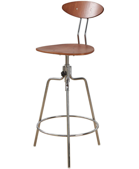 NIYE Arendal Adjustable Rustic Barstool from NIYE
