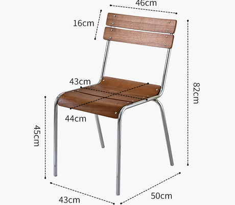 NIYE Ashtyn Rustic Simple Retro Nordic Dining Chair from NIYE