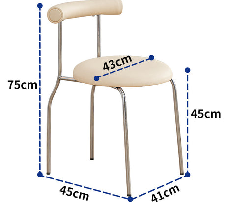 NIYE Astrid Elegant Vintage Leisure Dining Chair from NIYE