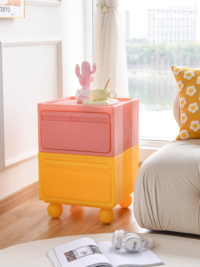 NIYE Calypso Minimalist Nordic Bedroom Storage Side Cabinet from NIYE
