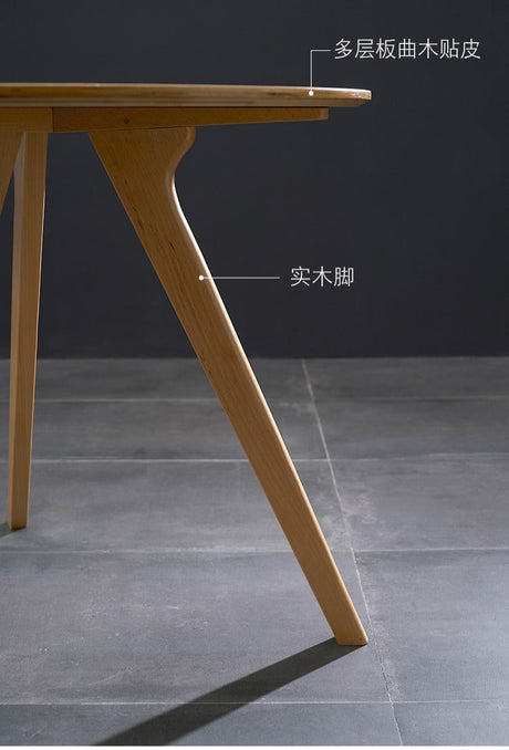 NIYE Carlotta Chic Solid Wood Round Coffee Table from NIYE