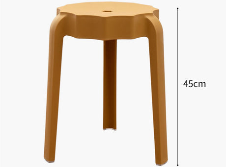 NIYE Eldridge Versatile Round Plastic Stool from NIYE
