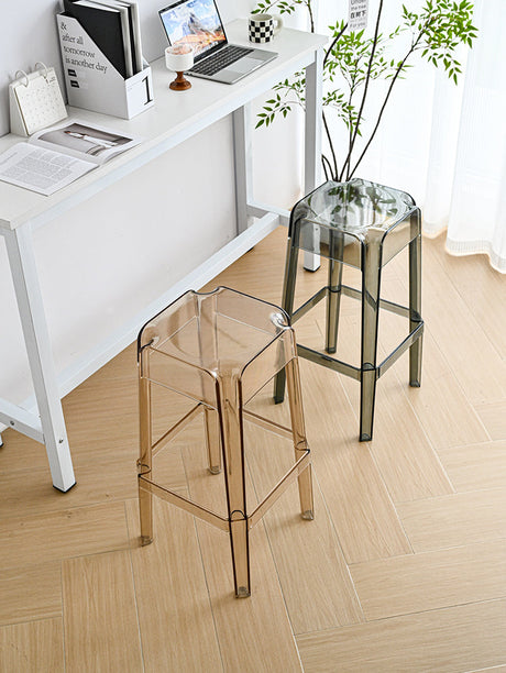 NIYE Elowen Elegant Transparent Acrylic Bar Stool from NIYE