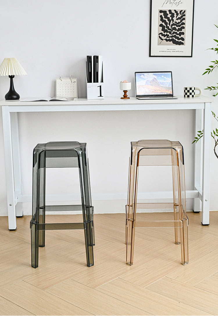 NIYE Elowen Elegant Transparent Acrylic Bar Stool from NIYE