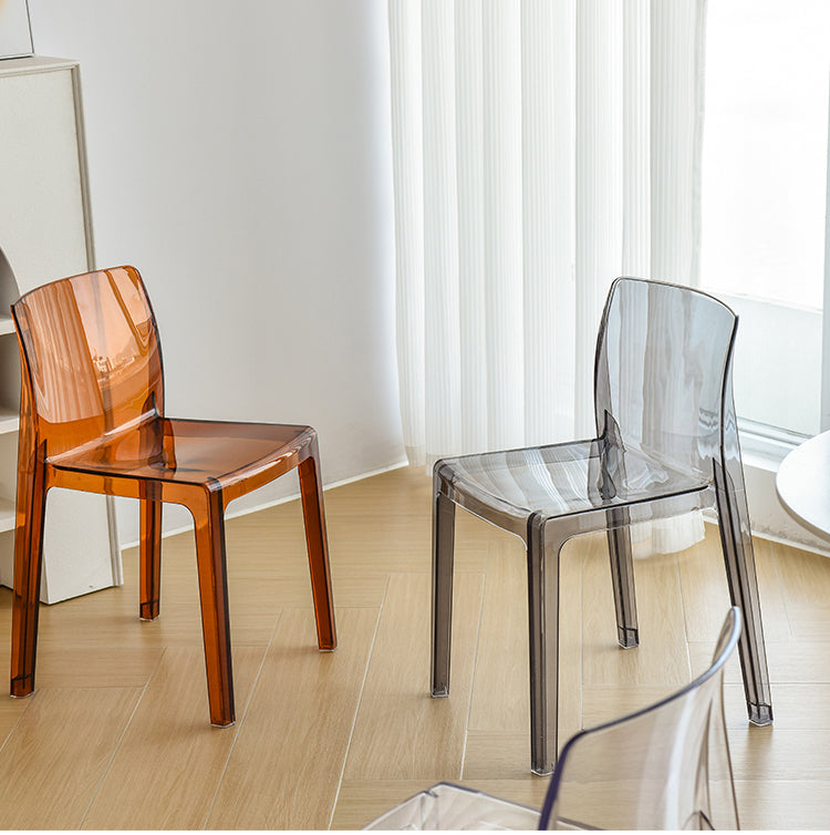 NIYE Elowen Sleek Transparent Acrylic Dining Chair from NIYE