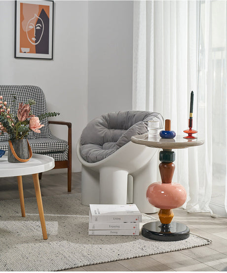 NIYE Freya Elegant Minimal Circle Cape - Modern Living Room Decor from NIYE