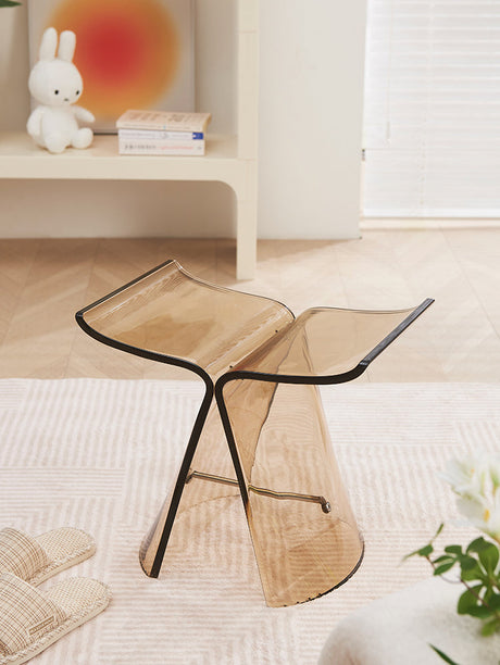 NIYE Hoshiko Transparent Stylish Makeup Stool from NIYE