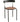 NIYE Ipanema Chic Solid Wood Balcony Stool from NIYE