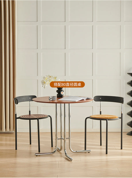 NIYE Ipanema Chic Solid Wood Balcony Stool from NIYE