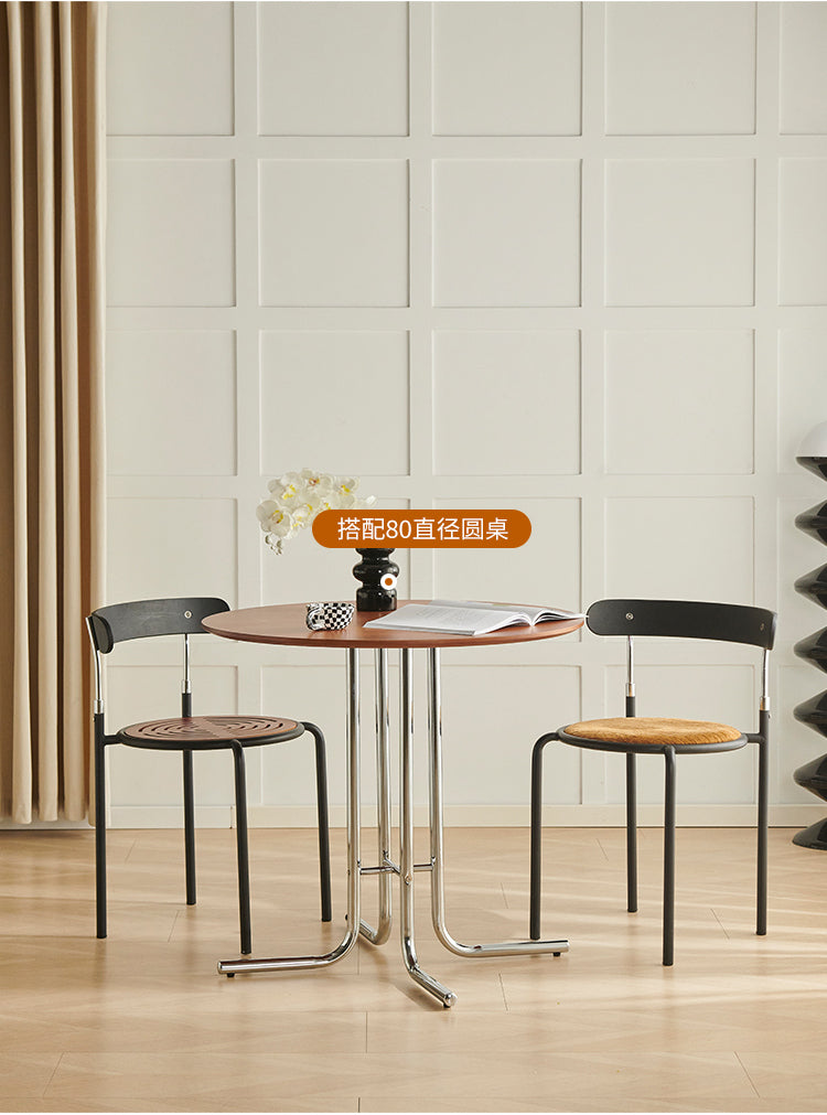 NIYE Ipanema Chic Solid Wood Balcony Stool from NIYE