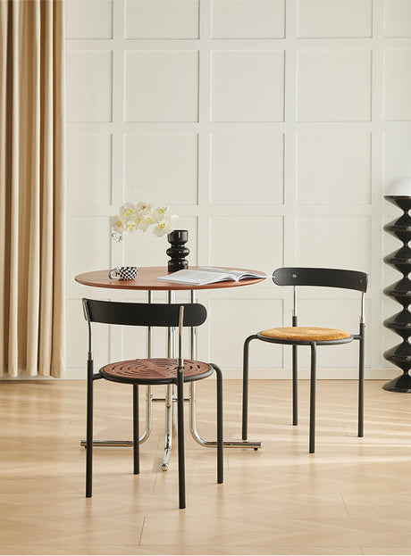 NIYE Ipanema Chic Solid Wood Balcony Stool from NIYE