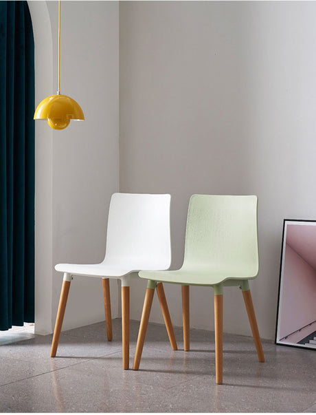 NIYE Isadora Minimalist Plastic Dining Chair from NIYE
