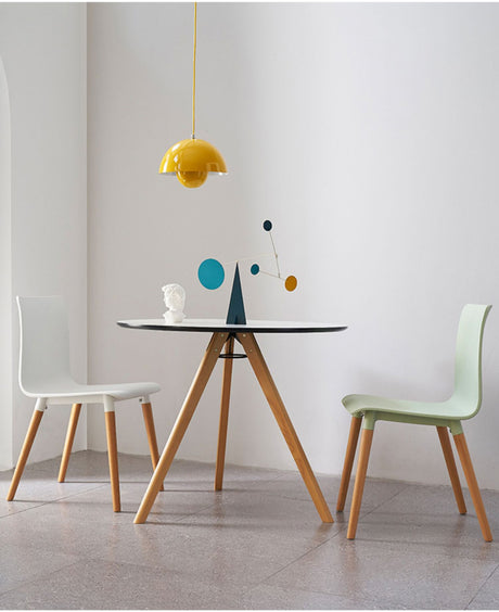 NIYE Isadora Minimalist Plastic Dining Chair from NIYE