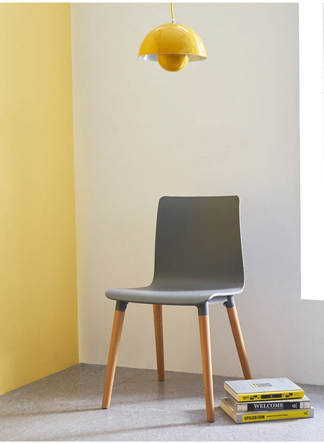 NIYE Isadora Minimalist Plastic Dining Chair from NIYE