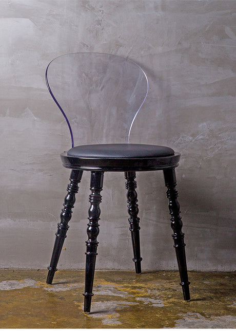 NIYE Isolde Chic Transparent Dining Stool from NIYE