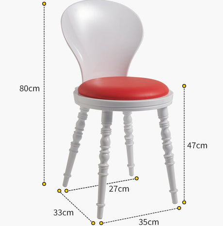 NIYE Isolde Chic Transparent Dining Stool from NIYE