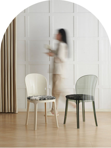 NIYE Isolde Modern Transparent Ghost Chair from NIYE