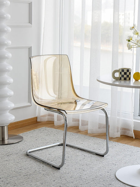 NIYE Isolde Sleek Transparent Dining Chair from NIYE
