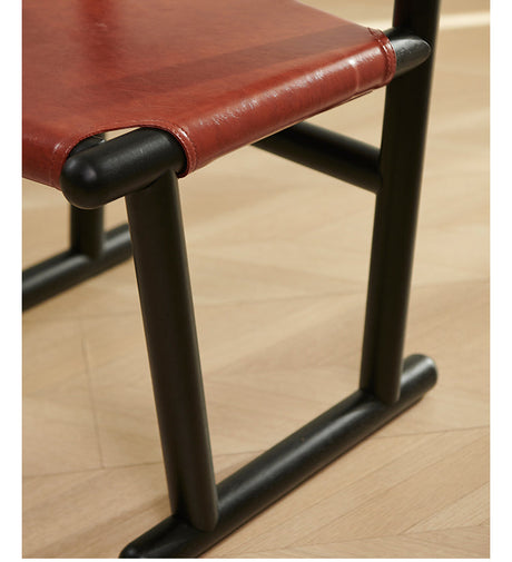 NIYE Isolde Vintage Sleek Solid Wood Dining Chair from NIYE