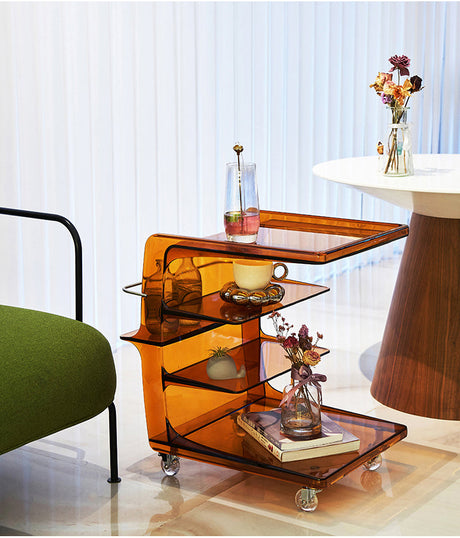 NIYE Josiah Elegant Acrylic Coffee Table Storage System from NIYE