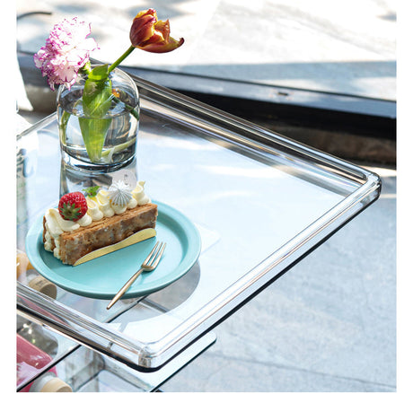 NIYE Josiah Elegant Acrylic Coffee Table Storage System from NIYE