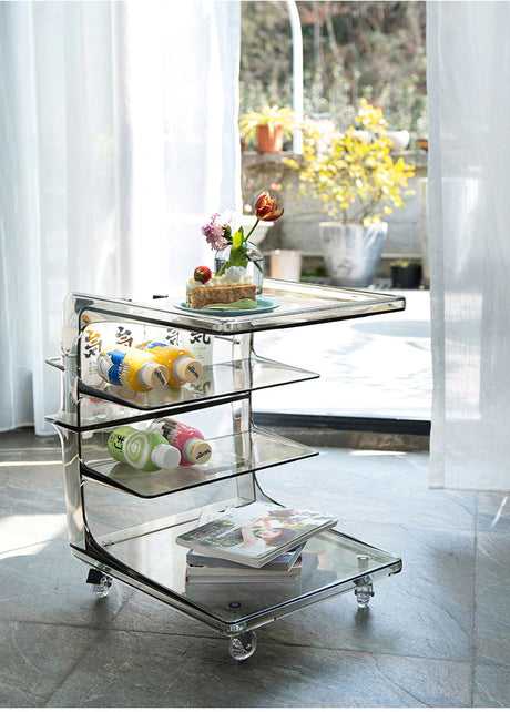 NIYE Josiah Elegant Acrylic Coffee Table Storage System from NIYE