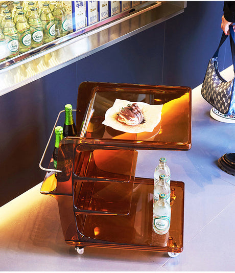 NIYE Josiah Elegant Acrylic Coffee Table Storage System from NIYE