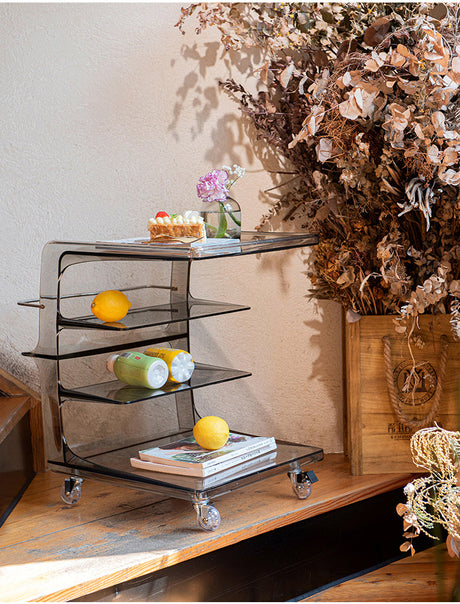 NIYE Josiah Elegant Acrylic Coffee Table Storage System from NIYE