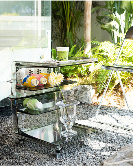NIYE Josiah Elegant Acrylic Coffee Table Storage System from NIYE