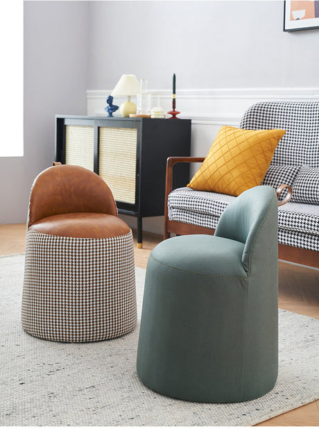 NIYE Juniper Cozy Soft Fabric Stool from NIYE