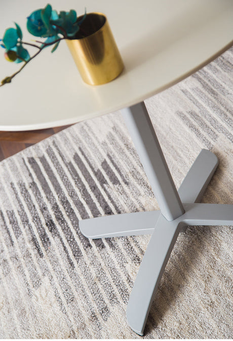 NIYE Kael Minimalist Folding Portable Round Aluminum Alloy Table from NIYE