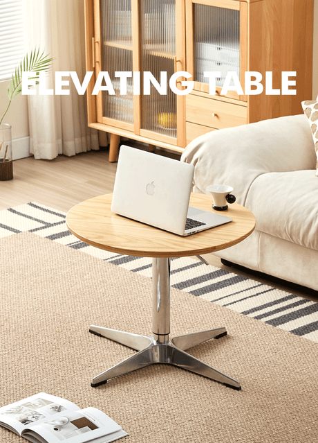 NIYE Kaori Durable Solid Wood Round Coffee Table from NIYE