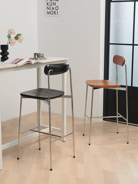 NIYE Kyushu Vintage Rustic Design Bar Stool from NIYE