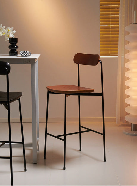 NIYE Kyushu Vintage Rustic Design Bar Stool from NIYE