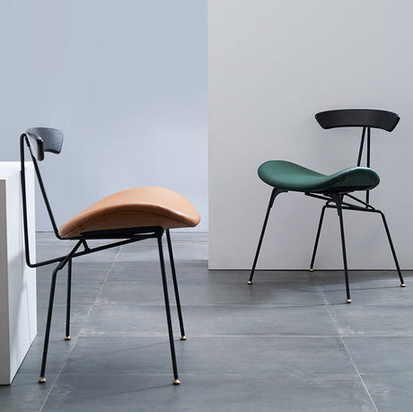 NIYE Lysander Retro Industrial Iron Dining Chair from NIYE