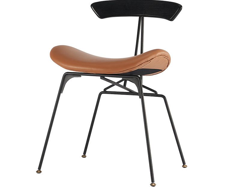 NIYE Lysander Retro Industrial Iron Dining Chair from NIYE