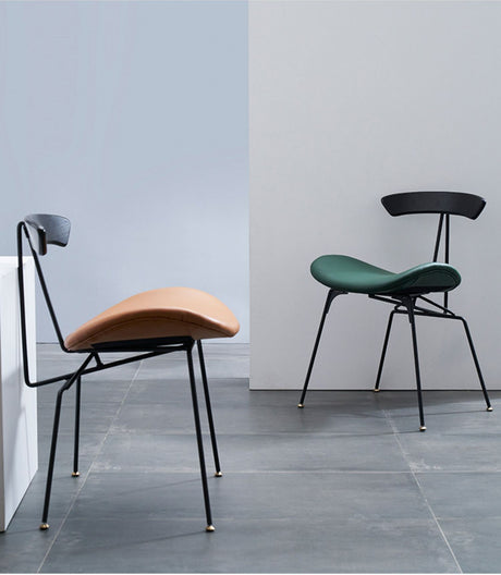 NIYE Lysander Retro Industrial Iron Dining Chair from NIYE