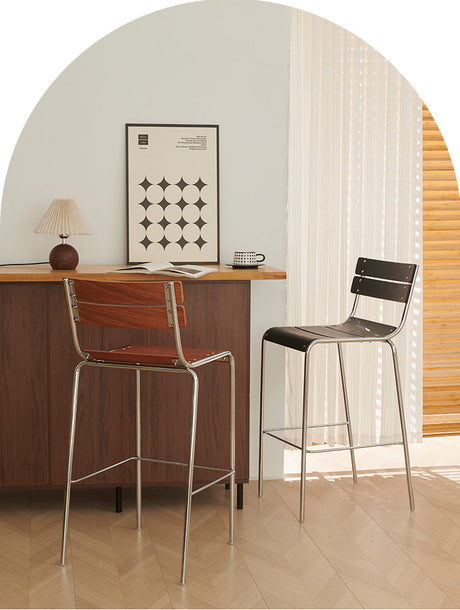 NIYE Lysandra Chic Iron High Stool from NIYE