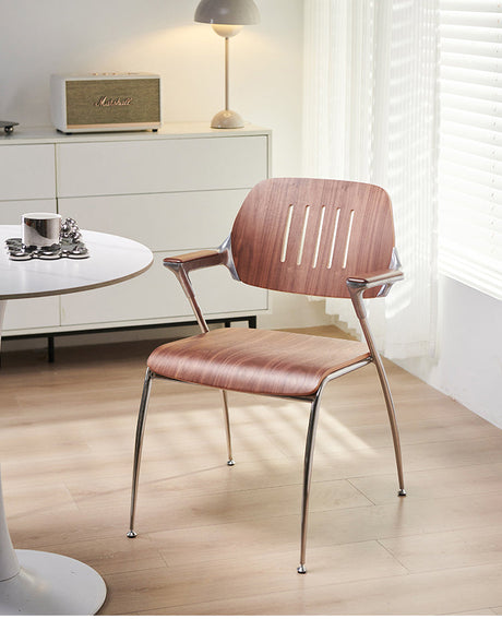 NIYE Marisabel Vintage Solid Wood Leisure Chair from NIYE