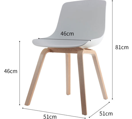 NIYE Marisol Contemporary Natural Wood High Chair from NIYE