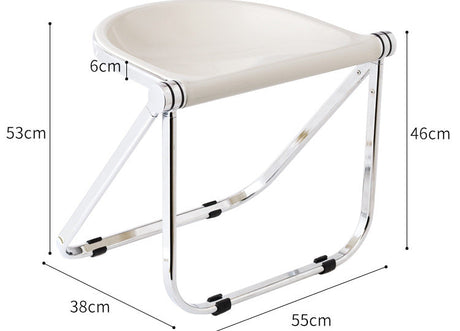 NIYE Montgomery Sleek Transparent Folding Stool from NIYE