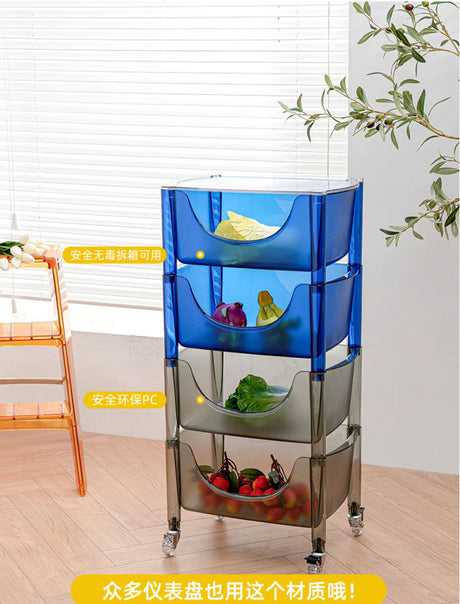 NIYE Olten Stylish Multilayer Storage System for Bed Cart from NIYE