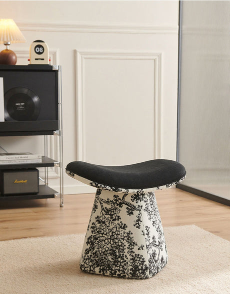 NIYE Santiago Chic Fabric Change Shoe Stool from NIYE
