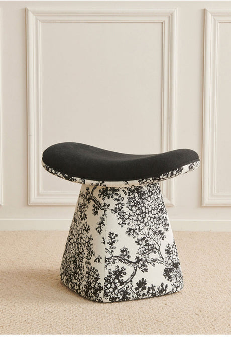 NIYE Santiago Chic Fabric Change Shoe Stool from NIYE
