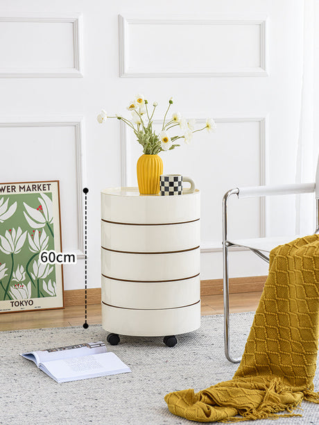 NIYE Santiago Elegant Space-Saving Rotating Storage Cabinet from NIYE